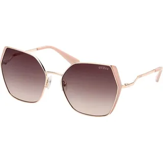 GUESS Damen GU7843 Sonnenbrille, Shiny Rose Gold