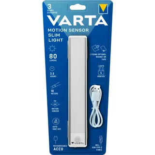 Varta Unterbauleuchte, Grau - 4x1.6x24 cm