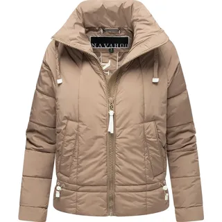 Navahoo Damen Winter Jacke Recyceltes Kurz Winterjacke gefütterter Steh Kragen Luftzauber