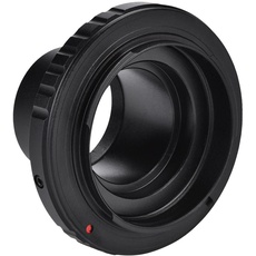 VBESTLIFE Teleskop-Adapter Ring, Professioneller robuster T-Ring für Nikon-Kameras M42 T2-Mount bis 1,25 Zoll Teleskop-Okular-Objektiv-Adapterring