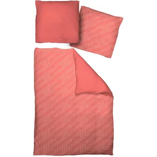 Bettwäsche ADAM "Argentinian Criolla light", rot, B/L: 155cm x 200cm, 1 Stk., 1 Stk., Renforcé, B/L: 80cm x 80cm, 2 Stk., Renforcé, Obermaterial: 100% Baumwolle, Bettwäsche, Bettwäsche, aus 100 % Bio-Baumwolle, 2 teilig - Bettwäsche Set