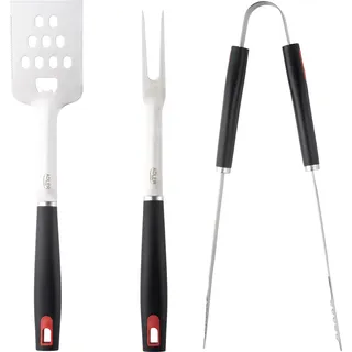 Adler | Grillbesteck-Set mit Koffer | AD 6727 | Grillbesteck-Set | 4-tlg. - Transparent