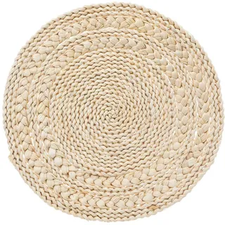 Tischset Soley 38 cm , Beige , Kunststoff , 38x38 cm , Heimtextilien, Wohntextilien, Tischwäsche, Tischsets