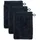 Superwuschel Waschhandschuh 15 x 20 cm dark grey 3 St.