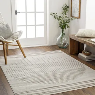 livabliss "SANTIAGO", rechteckig 10 mm Höhe Teppich, im skandinavischen Design für ein modernes, stilvolles Zuhause,