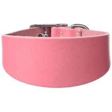 BBD Pet Products Italian G. Hundehalsband, Einheitsgröße, 1,27 x 20,3 bis 25,4 cm, Rosa