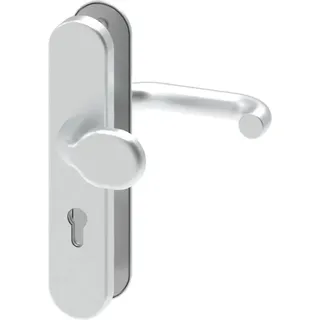 Basi SB 7500 ES1 Schutzbeschlag Alu F1 Wechsel Garnitur 72 8 mm Türstärke 38-45 mm