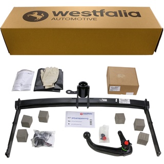 Westfalia Anhängerkupplung für Audi A6 Avant/Limousine (BJ 09/2011-10/2014), Audi A7 (BJ 10/10-10/2014) - im Set mit 13-pol. fzg.-spez. Westfalia Elektrosatz