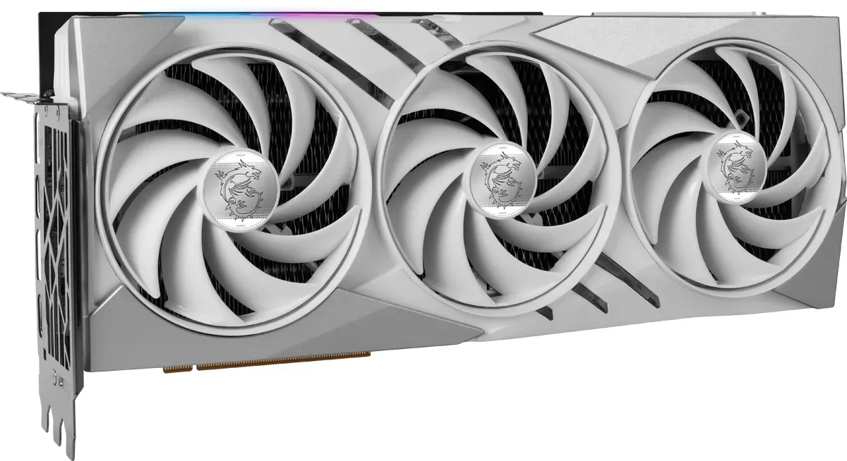 Bild von GeForce RTX 4080 SUPER 16G Gaming X Slim White, 16GB GDDR6X, 2x HDMI, 2x DP (V511-220R)