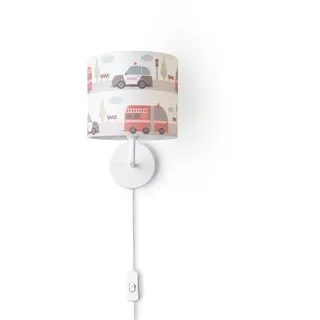 Paco Home Kinderzimmerlampe Luca Wl Cap 318 , Hellgrau , Metall , E14 , 18x26.9x20.9 cm , Lampen & Leuchten, Kinderzimmerlampen