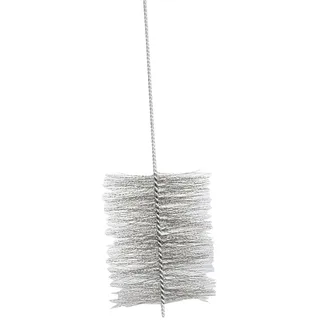 Kamino Flam Kamin-Ofenrohrbürste Edelstahl Ø 130 mm Grau