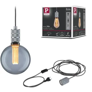 Paulmann Tilla 1-flg. 20 Watt 30 cm rund grau Aluminium