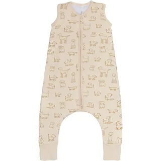 Fillikid Babyschlafsack "mit Beinen, TOG 2,5" für das ganze Jahr und Raumtemperaturen von 15-21C, hund