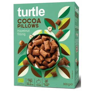 Turtle Schokokissen mit Haselnussfüllung bio