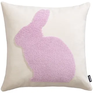 Done. Dekokissen BUNNY 45 x 45 cm Beige/Lavender