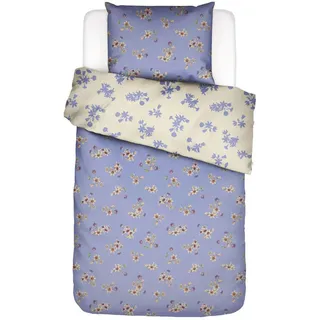 Essenza Wendebettwäsche , Creme , Textil , Blume , 140x200 cm , Gots, Oeko-Tex® Standard 100 , bügelleicht, schadstoffgeprüft, weiche und anschmiegsame Oberfläche , Heimtextilien, Bettwäsche & Leintücher, Bettwäsche, Wendebettwäsche