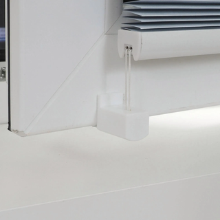 Plissee LIEDECO "Klemmfix Thermo" Gr. 6, weiß, B:100cm H:130cm, Obermaterial: 100% Polyester, Plissees, Plissee