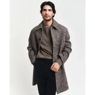 Gant für Herren. 8050226 Brauner Pullover mit Rundhalsausschnitt aus Wollmischung (XL), Lässig, Wolle