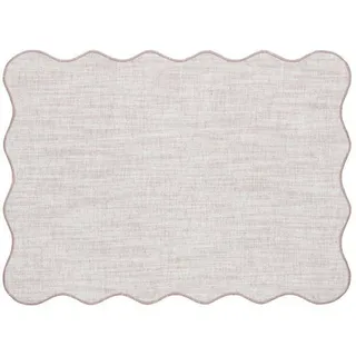 Tischset , Beige , Textil , Uni , 35x45 cm , Oeko-Tex® Standard 100 , Heimtextilien, Wohntextilien, Tischwäsche, Tischsets
