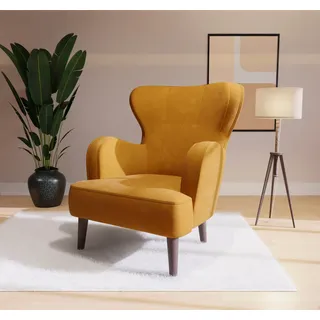 Home Affaire Ohrensessel SICILIA Polyester 88 x 88 x 64 cm gold