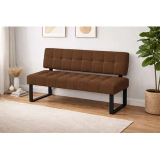 Home Affaire Sitzbank Mia Polsterbank Schwarz 141 x 64 x 86,5 cm