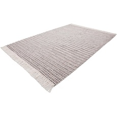 Bild von Teppich »Bature 200«, rechteckig, Wolle mit Viskose und Fransen, Wohnzimmer,