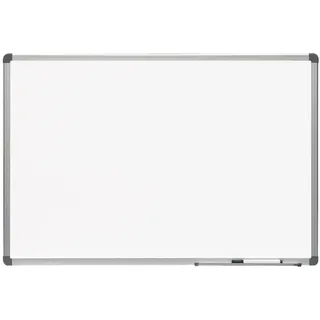 Magnetische Tafel, Weißwandtafel, Markertafel, Aluminiumrahmen, glasierte Magnettafel für Schule, Arbeit oder persönlichen Gebrauch, glatte und glänzende Oberfläche, 90 x 60 cm