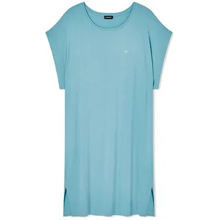 Emporio Armani Ew002965_af19024 Nachthemd Mit Kurzen Ärmeln - Aqua - M