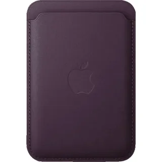 Apple iPhone Feingewebe Wallet mit MagSafe Brombeere