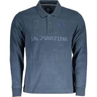 Elegantes Langarm-Poloshirt für Herren in Blau - Stil & Komfort - Blau