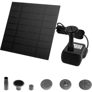 JNGLGO Wasserpumpe Solar 1.8W - Solarpumpe Teichpumpe Springbrunnen für Miniteich, Garten