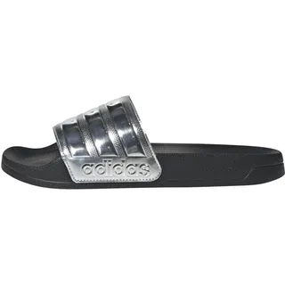 Shower Adilette Core Black / Silver Metallic / Silver Metallic 37