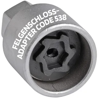 SW-Stahl Felgenschloss 02383L-18 VW Adapter 538