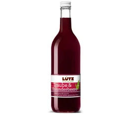 Bio Fruchtsaft Traube und Holunderbeere 700ml - natürliche Süße - ohne jegliche Zusatzstoffe - Vitaminkick von Bio Lutz