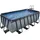 Stone Pool Grau 400 x 200 x 122 cm inkl. Sandfilteranlage, Poolleiter, Reparaturset