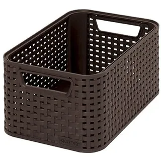 Curver 03614-210-00 Aufbewahrungsbox Style S, 7 L, Dunkelbraun