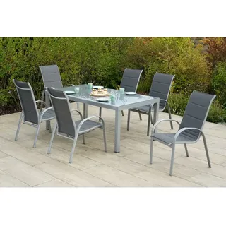 Merxx Amalfi Set 7-tlg. Grau/Silber