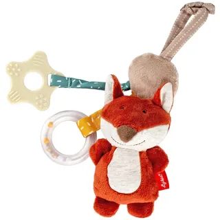 Sigikid 43169 Babyaktivspielzeug Anhänger Fuchs, rot