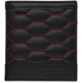 Audi Collection Minibörse Geldbörse Herren schwarz rot