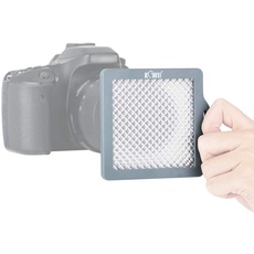 KIWIFOTOS Quadratische Weißabgleich-Filterscheibe für Kamera oder Nachproduktion Farbkalibrierung (passend für Objektivdurchmesser bis 82 mm)