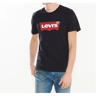 Levi's T-Shirt Batwing Logo Tee mit Logo-Front-Print, schwarz