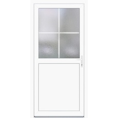 Bild Nebeneingangstür Kunststoff K502 98 x 198 cm DIN rechts weiß