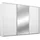 Schwebetürenschrank CORTONA 278 x 233 x 64 cm Weiß