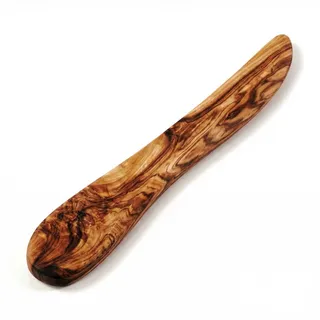 das Olivenholzbrett® Buttermesser aus Olivenholz 20cm | Frühstücksmesser aus Olivenholz/ zum Streichen von Butter/ Streichmesser aus Holz