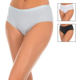 Dim Paris D4h01 Slip 3 Einheiten - Black / White / Light Blue - 44-46