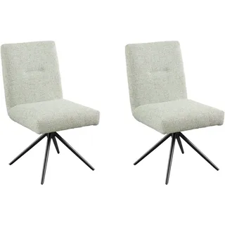 Set One by Musterring Esszimmerstuhl Tracy Webstoff schwarz 2er Set