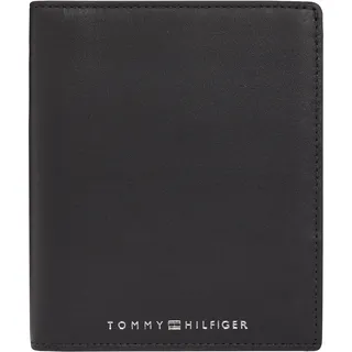 Tommy Hilfiger Herren Kreditkartenetui TH Metro Passport Wallet Leder Schwarz