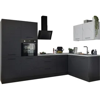 BASIC by Balculina Winkelküche BASIC L-Form 320 cm schwarz