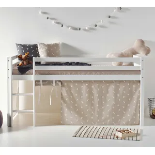 Hoppekids Hochbett ECO Dream 70 x 160 cm Kiefer massiv beige