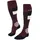 Skisocken W Kh Wolle Funktionsmaterial warm dünn Rot Merlot 8117 Trend 39-40